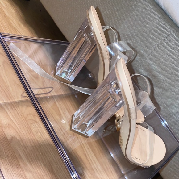 Nude Perplex Heels - Picture 2 of 6